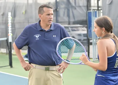 Denis’ dedication leads to milestone win  for Hollidaysburg tennis
